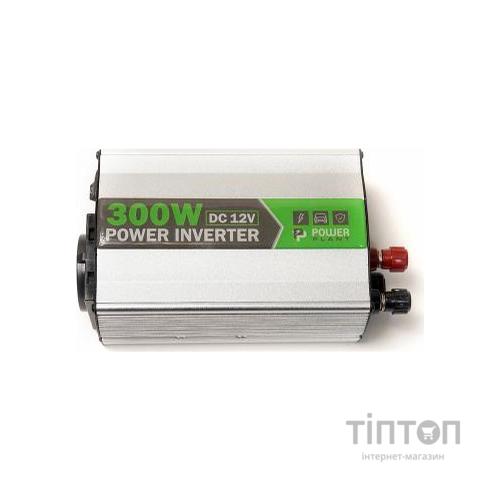 Автомобільний інвертор 12V/220V 300W, USB 5V 1A, HYM300-122 PowerPlant (KD00MS0001)