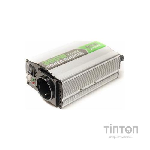 Автомобільний інвертор 12V/220V 300W, USB 5V 1A, HYM300-122 PowerPlant (KD00MS0001)