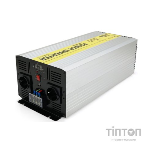 Автомобільний інвертор 12V/220V 5000W чиста синусоїда, 2xShuko, 1xUSB Ritar (RSC-5000)