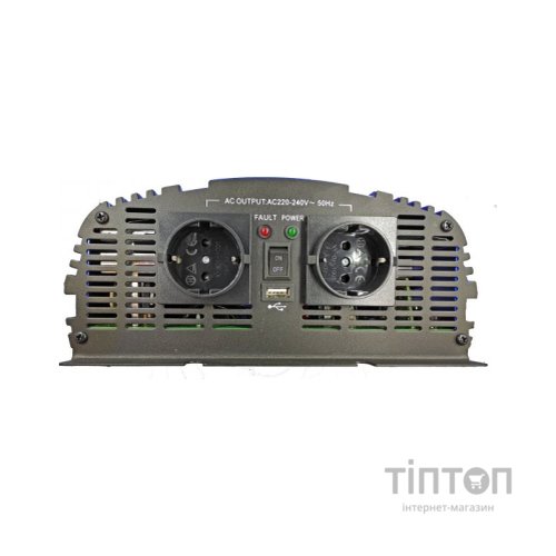 Автомобільний інвертор 12V/220V MS-1500 1800W, approximate sinusoid, USB, Shuko*2 Tommatech (29446)