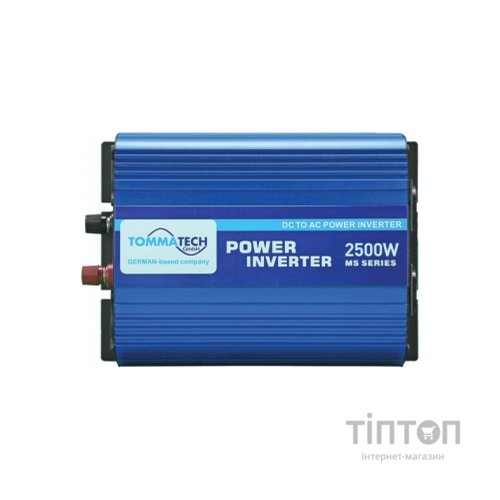 Автомобільний інвертор 12V/220V MS-2500 2500W, approximate sinusoid, USB, Shuko*2 Tommatech (29448)