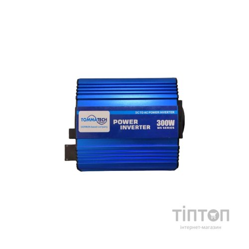 Автомобільний інвертор 12V/220V MS-300 300W, approximate sinusoid, USB, Shuko Tommatech (29690)