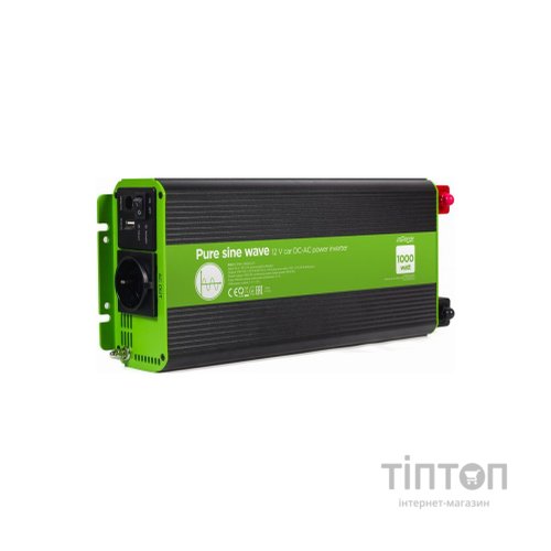 Автомобільний інвертор 12V/230V 1000W (2000W peak power) чиста синусоїда EnerGenie (EG-PWC-PS1000-01)