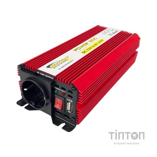 Автомобільний інвертор Bottari DC 12V - AC 230V 600W "POWER-600" (30200-IS)
