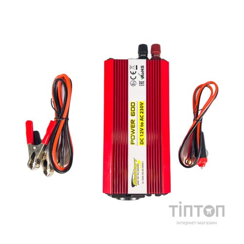 Автомобільний інвертор Bottari DC 12V - AC 230V 600W "POWER-600" (30200-IS)