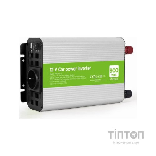 Автомобільний інвертор EnerGenie 12V/220V 800 Вт (EG-PWC800-01)