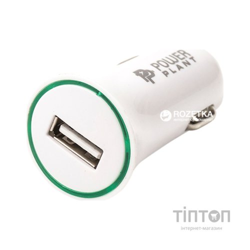 Автомобільний зарядний пристрій PowerPlant 1*USB, A 2.1 (DV00DV5037)