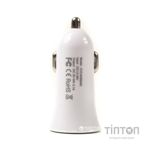 Автомобільний зарядний пристрій PowerPlant 1*USB, A 2.1 (DV00DV5037)