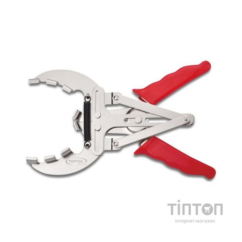 Автомобільний зйомник Toptul для поршневих кілець 50-100мм L215мм (JABA0510)