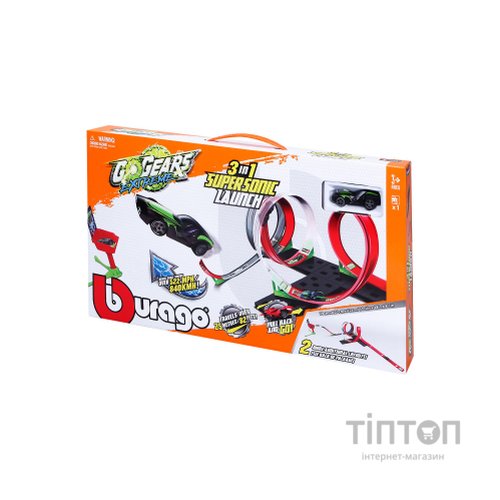 Автотрек Bburago GoGears Extreme Надзвуковий запуск 3 в 1 (18-30533)