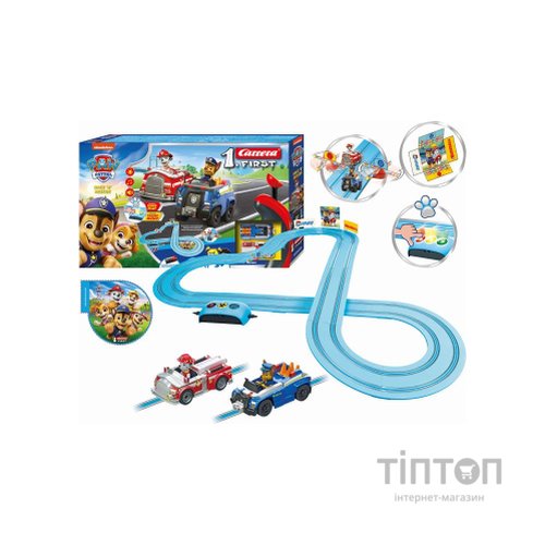 Автотрек Carrera First Paw Patrol Перегони і порятунок (CR-20063058)