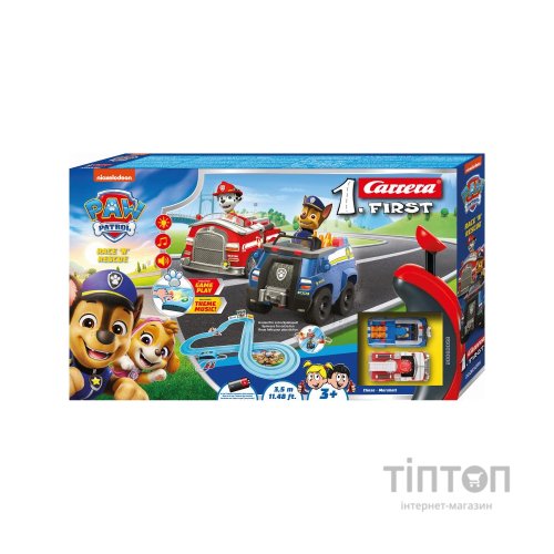 Автотрек Carrera First Paw Patrol Перегони і порятунок (CR-20063058)
