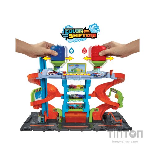 Автотрек Hot Wheels Автомийка: Мегавежа (HDP05)