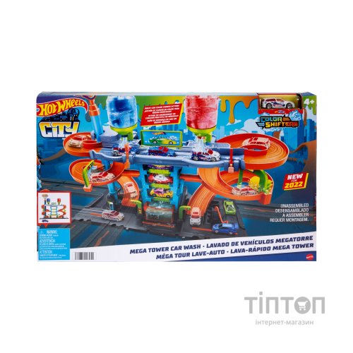 Автотрек Hot Wheels Автомийка: Мегавежа (HDP05)