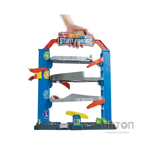 Автотрек Hot Wheels Чотирьохповерховий гараж для машинок (GNL70)