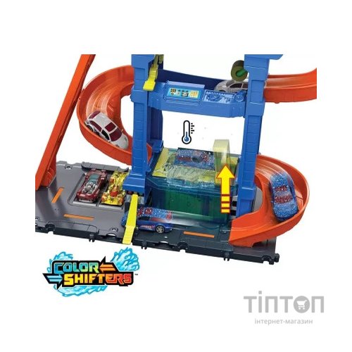 Автотрек Hot Wheels City Автомийка: Скажені віражі (HTN80)