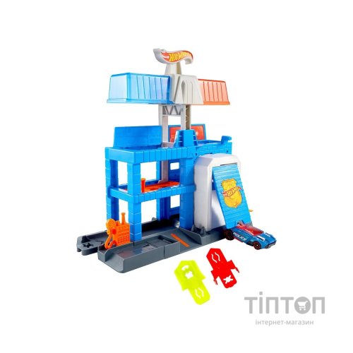 Автотрек Hot Wheels City Поліцейська вежа в місті (JHL74)