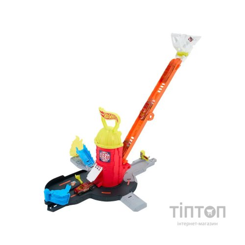 Автотрек Hot Wheels City Пожежно-рятувальна суперстанція (JHL95)