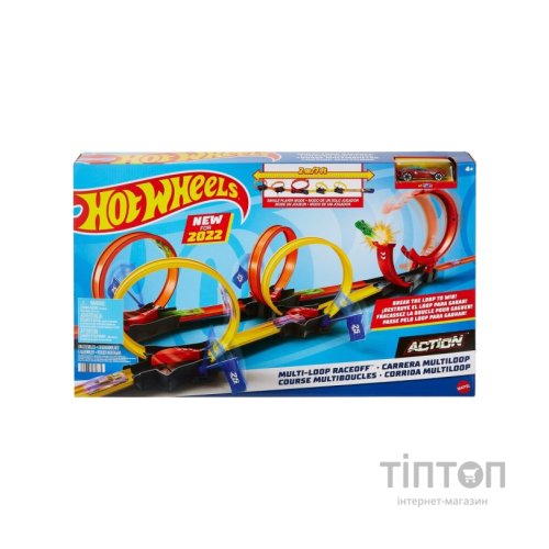 Автотрек Hot Wheels Карколомні трюки в петлях (HDR83)