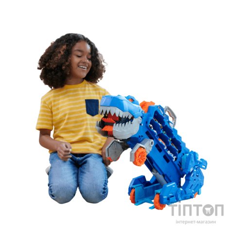 Автотрек Hot Wheels Мега-транспортер Неймовірний Ті-Рекс (HNG50)