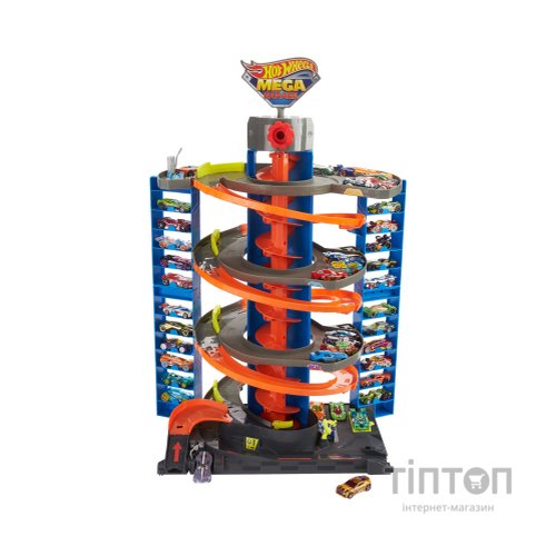 Автотрек Hot Wheels Мегагараж для машинок (GTT95)