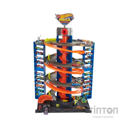 Автотрек Hot Wheels Мегагараж для машинок (GTT95)