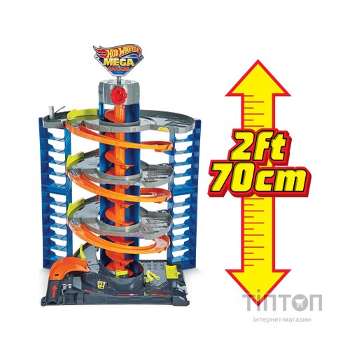 Автотрек Hot Wheels Мегагараж для машинок (GTT95)