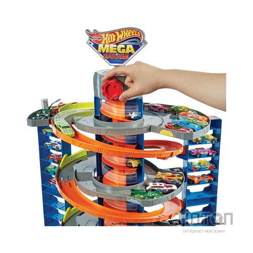 Автотрек Hot Wheels Мегагараж для машинок (GTT95)