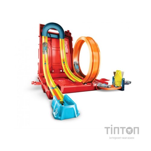 Автотрек Hot Wheels Турботрюки серії Track Builder Unlimited (HDX78)