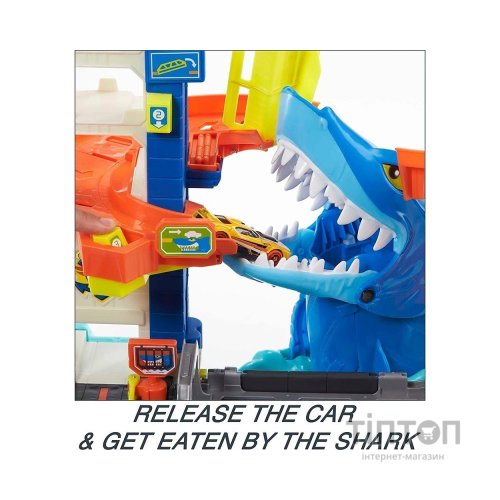 Автотрек Hot Wheels Втеча від лютої акули (HDP06)