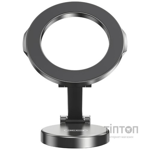 Автотримач XO C158 Universal Magnetic 360 rotating Phone Holder Black