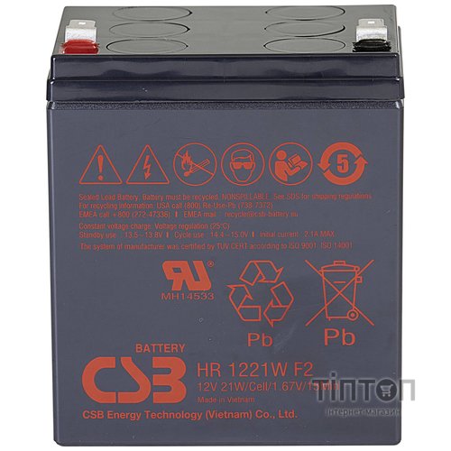 Батарея для ПБЖ CSB 12V 5Ah Q10 (HR1221WF2)