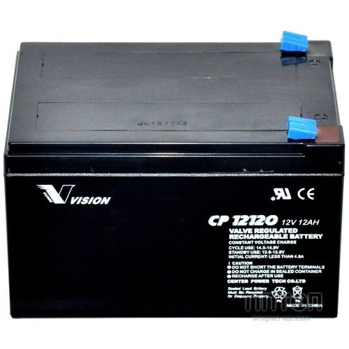 Батарея до ДБЖ Vision CP 12V 12Ah (CP12120)