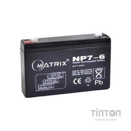 Батарея до ББЖ Matrix 6V 7AH (NP7-6)