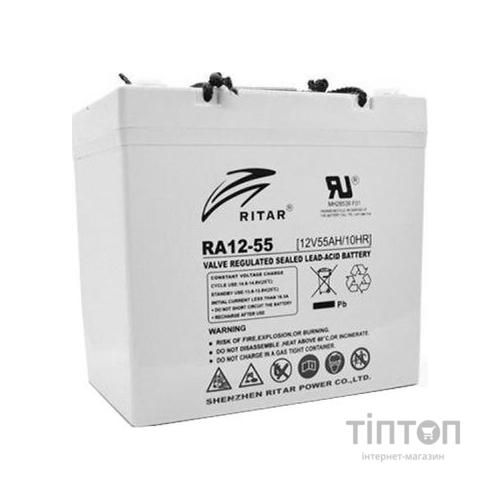 Батарея до ББЖ Ritar AGM RA12-55, 12V-55Ah (RA12-55)
