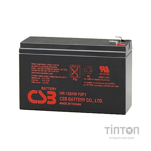 Батарея до ДБЖ 12В 6.5Ач CSB (HR1224WF2F1_)