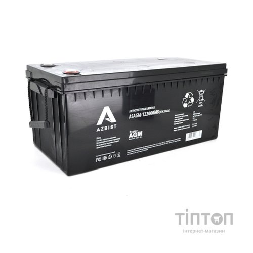 Батарея до ДБЖ AZBIST 12V 200 Ah Super AGM (ASAGM-122000M8)