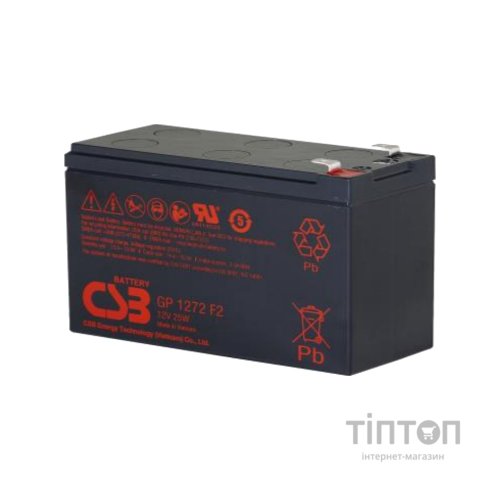 Батарея до ДБЖ CSB 12В 7.2 Ач (25W) (GP1272_25W)