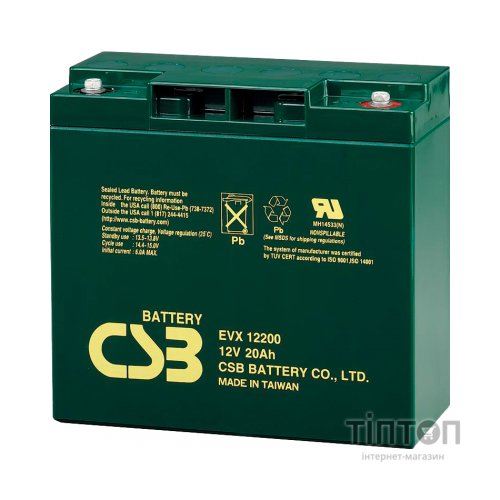 Батарея до ДБЖ CSB EVX12200 12В 20 Ач (EVX12200)