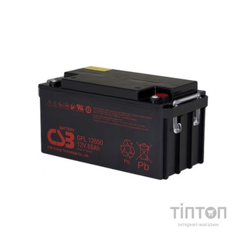 Батарея до ДБЖ CSB GPL12650, 12V 65Ah (GPL12650)