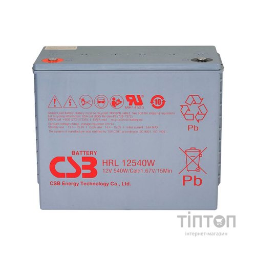 Батарея до ДБЖ CSB HRL12540W, 12V 130Ah (HRL12540W)