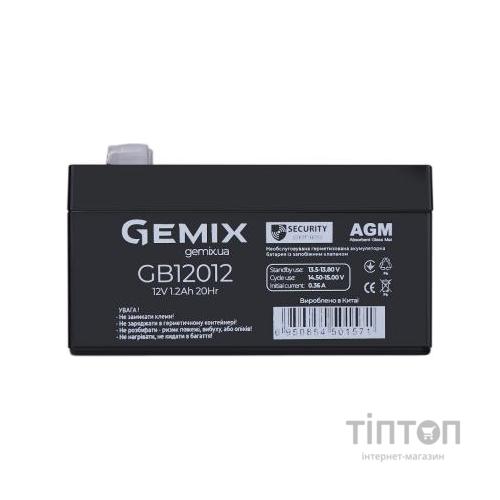Батарея до ДБЖ Gemix GB 12В 1.2 Ач (GB12012)