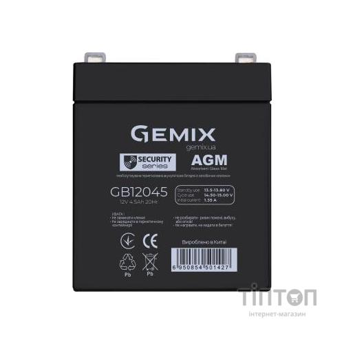 Батарея до ДБЖ Gemix GB 12В 4.5 Ач (GB12045)