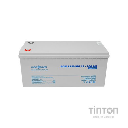 Батарея до ДБЖ LogicPower LPM MG 12В 200 Ач (3875)
