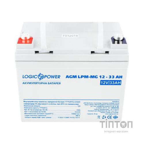 Батарея до ДБЖ LogicPower LPM MG 12В 33Ач (6558)
