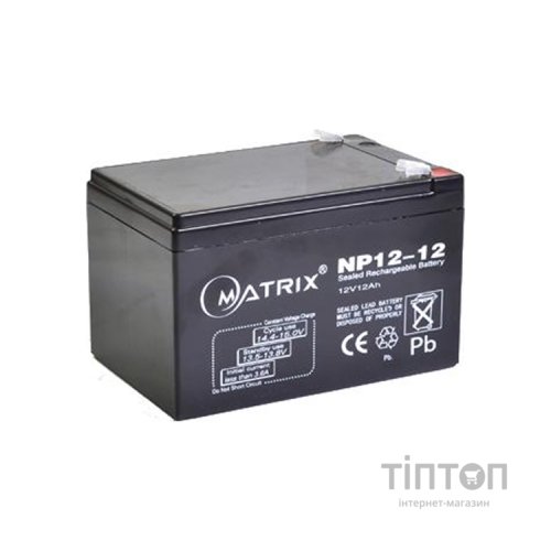 Батарея до ДБЖ Matrix 12V 12AH (NP12_12)
