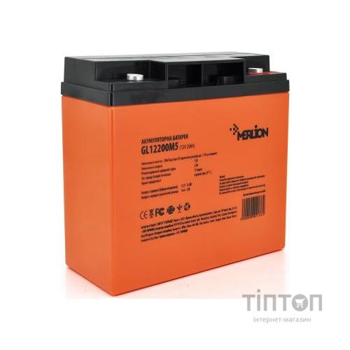 Батарея до ДБЖ Merlion 12V-20Ah GEL (GL1220M5 GEL)