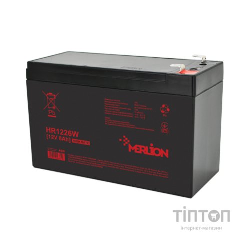Батарея до ДБЖ Merlion 12V-8.0Ah, HR1226W (HR1226W)