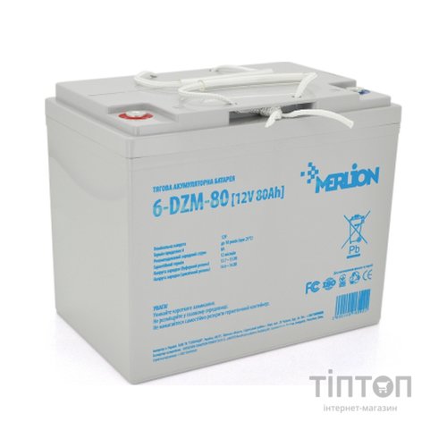 Батарея до ДБЖ Merlion 6-DZM-80, 12V 80Ah (6-DZM-80)