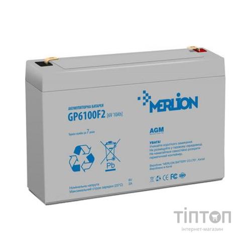 Батарея до ДБЖ Merlion 6V-10Ah (GP610F1)